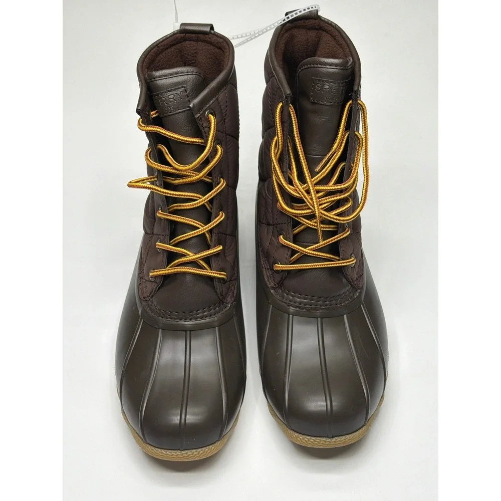 Sperry Men's Top-Sider Saltwater Nylon Brown‎ Duck Boots STS24866 Size 12